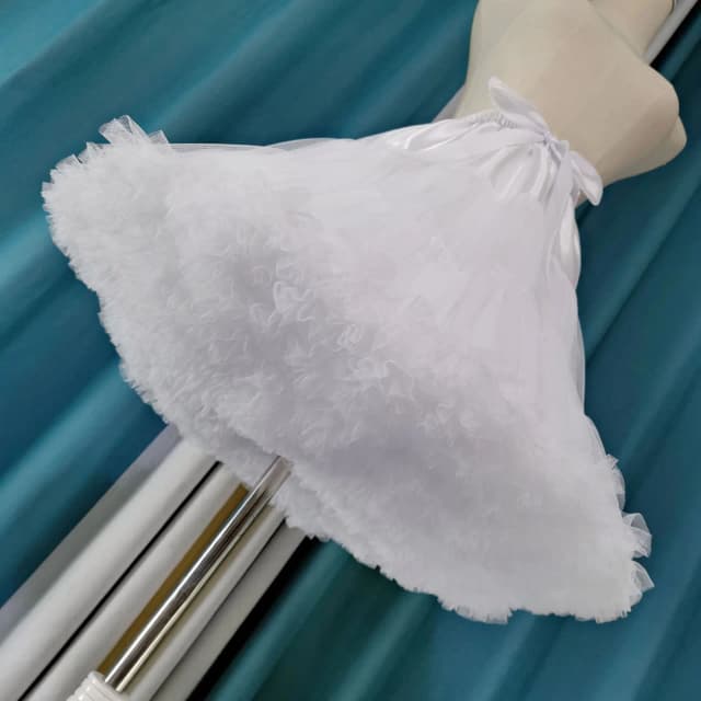 Nóng Petticoats Lolita Cosplay Cô Dâu Crinoline Nữ Cô Gái Tây Nam Không Cho Đảng Trắng Đen Váy Múa Váy Tutu