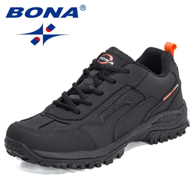 BONA 2021 Mới Nhà Thiết Kế Chống Trơn Trượt Chịu Mài Mòn Leo Núi Thoáng Khí Nam Ngoài Trời Cao Chất Lượng Chạy Bộ Dạo Phố giày Mansculino