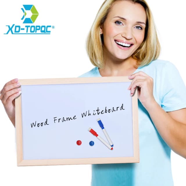 30*40 Cm Khô Tẩy Xóa Từ Bảng Trắng Khung Gỗ Bảng Trắng Vẽ Bộ Báo Cho Trường Văn Phòng WB42