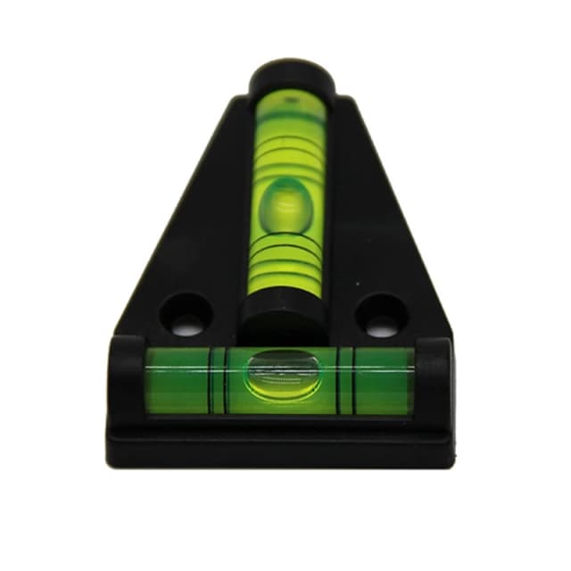 1 Máy Tính Mini Cấp Tiếp Liệu Bong Bóng Vỏ T-Loại Nước Tam Giác Dụng Cụ Đo Cho San Bằng RV Người Cắm Trại Kéo Xe phụ Kiện