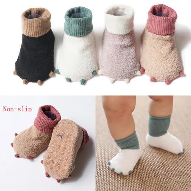 2019 Mới Dễ Thương Mùa Thu Và Mùa Đông Vớ Sơ Sinh Thường Ấm Chân Cho Bé Sock