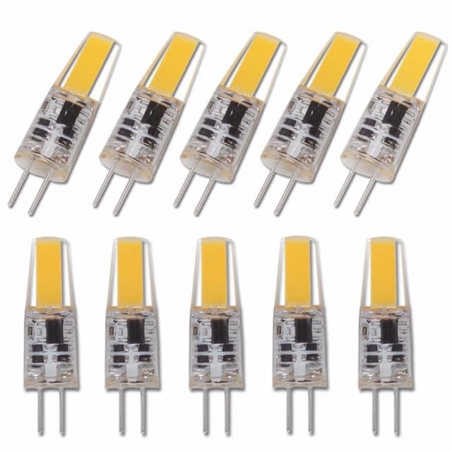 10 Chiếc Mờ Mini G4 LED COB Đèn 6W AC 12V 220V Xông Đèn Thay Thế 30W 40W Halogen Cho Đèn Chùm Đèn Trợ Sáng