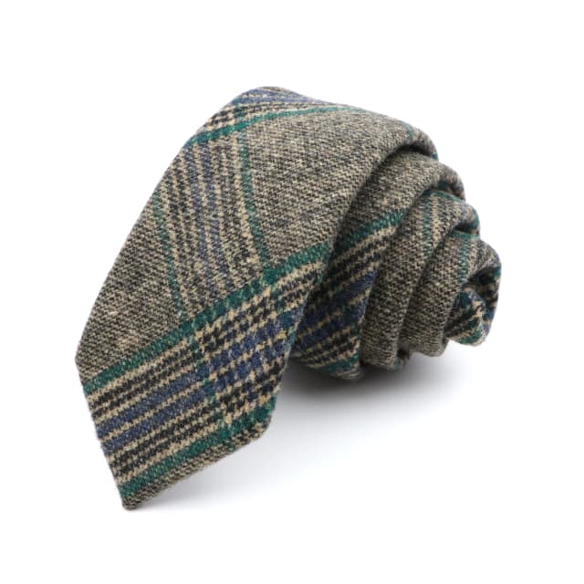 Cổ Điển Nâu Xám Kẻ Sọc Len Sọc Cà Vạt Hẹp Cổ Áo Slim Cashmere Phối Cho Người Phù Hợp Với Đảng Thường Phụ Kiện Cravat Tặng