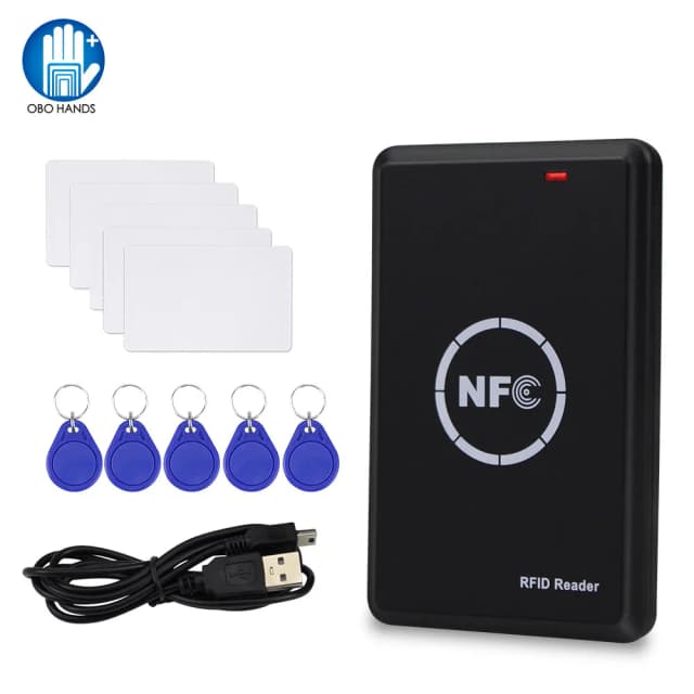 RFID Máy Photocopy Duplicator 125 Khz Key Fob NFC Đầu Đọc Thẻ Nhớ Thông Minh Nhà Văn 13.56 Mhz Mã Hóa Lập Trình Viên USB Uid T5577 EM4305 thẻ Thẻ