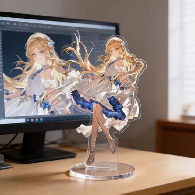 Game Wuthering Waves Acrylic Standee Figure Cartethyia Jinhsi Aimis High Beauty Standing Sign Model Plaque Desk Display Decor