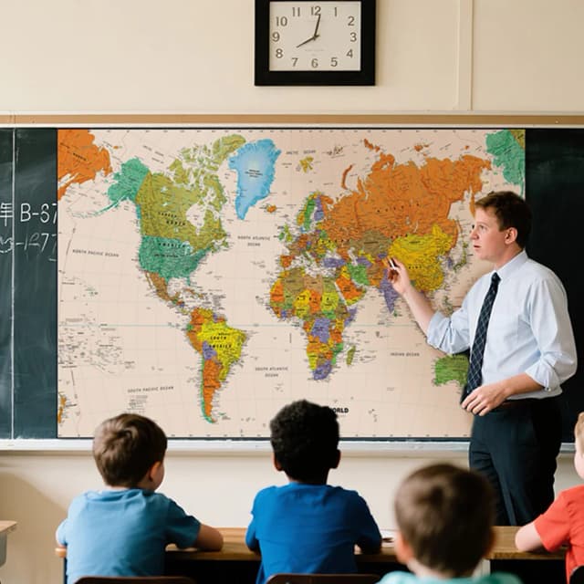 150x100cm Fabric World Map Non-Smell Decorative Picture Painting Aerial View Wall Art Poster Home Decoration School Supplies