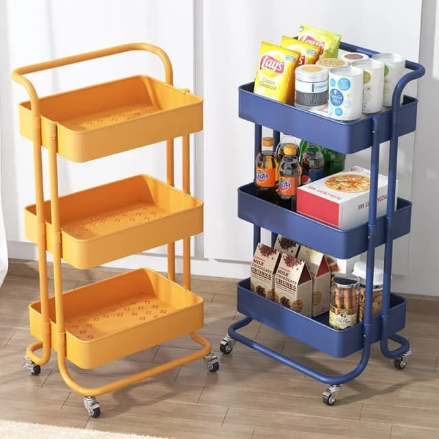 Beauty Salon Rolling Trolley Cart Cosmetic Storage Cart Makeup Salon Lash Carrito Organizador Con Ruedas Organizing Furniture