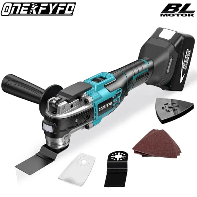 Brushless Cordless Oscillator Electric Renovator Home Pruning Saw Multi-function Trimmer Cutting Saw Tool for 18V Makita Battery