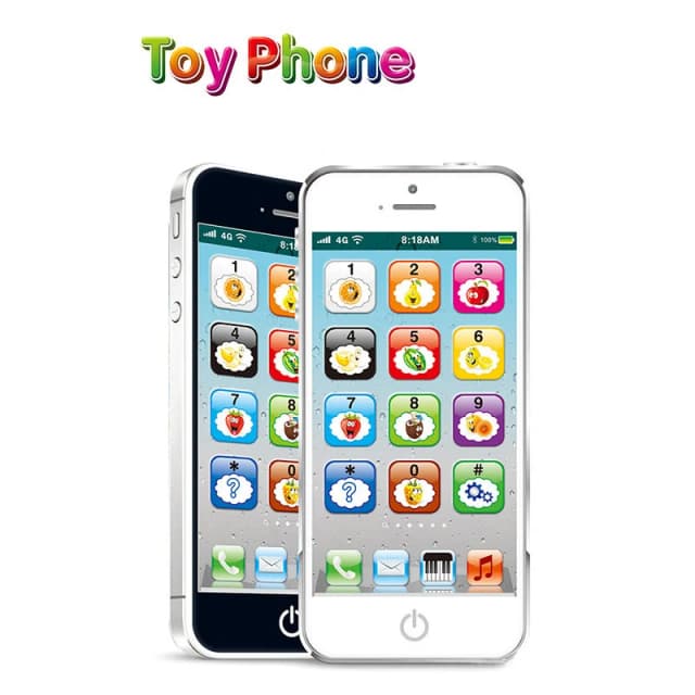 Children's Simulation Mobile Phone Educational Toys Learning Cellphone With Lights Sounds Phone Toys For Baby Toddler Gift