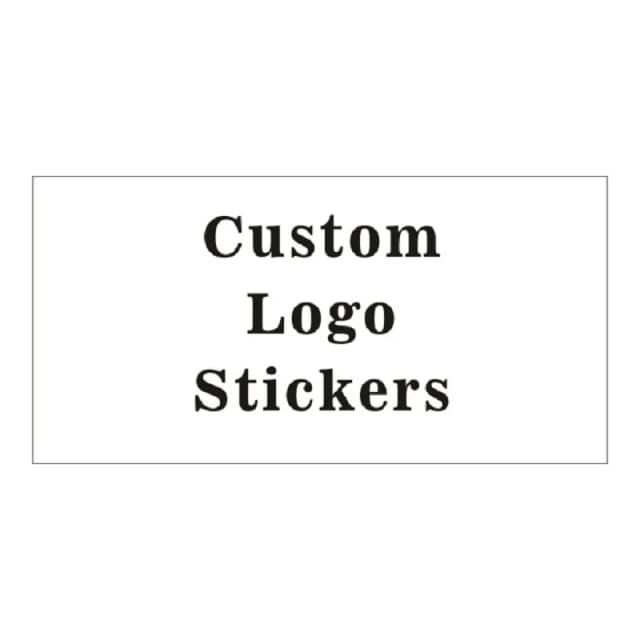 100 Chiếc Tùy Chỉnh Hình Chữ Nhật Logo Dán Chống Thấm Nước Nhãn Trong Suốt Tự Thiết Kế Miếng Dán Cá Tính Bình Dán