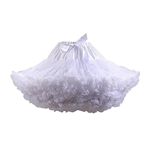 Mới Ngắn Voan Petticoat Váy Đầm Váy Petticoat Tutu Lolita Cupcake Phối Nhiều Màu