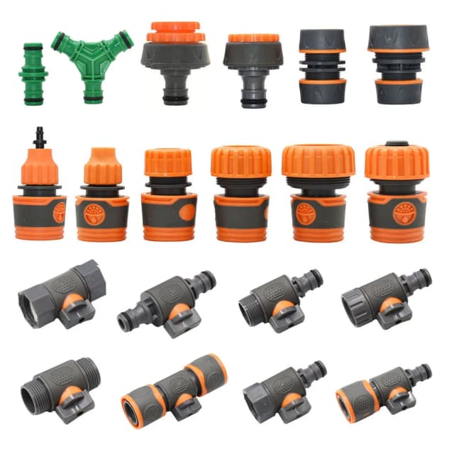 1/2 "3/4" 1 "Chủ Đề Đầu Nối Nhanh 16Mm Núm Vú Tưới Vườn Khớp Nối Tưới Nhỏ Giọt Vòi Tập Cổng Kết Nối phụ Kiện 1 Cái