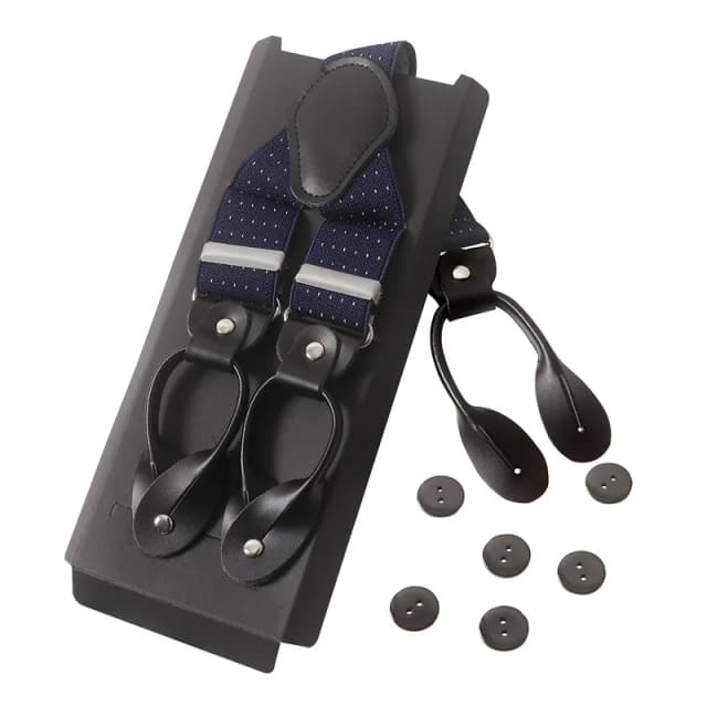 Vintage 3.5 Cm Da Treo Áo Da Nam Nút Treo Áo Quần Nẹp Nam Cưới Unisex Mặc
