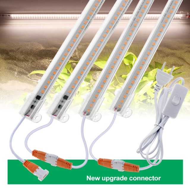 Phát Triển Đèn 220V Suốt Đèn LED Thanh Cho Thực Vật 50Cm Phyto Đèn Cho Vật Có Veg Hoa Nhà Kính lều 4000K Tím