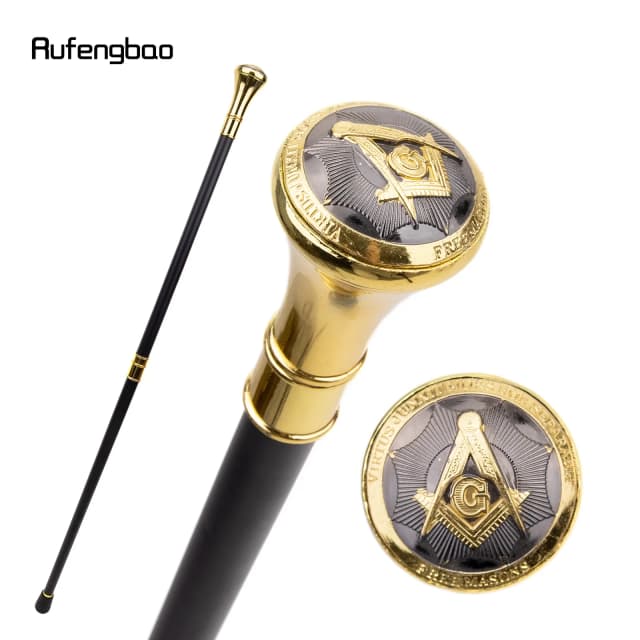Vàng Freemasonry Freemasons VG Đồ Cứu Trợ Đi Mía Thời Trang Tập Đi Hình Quý Ông Crosier Núm Tập Đi Hình 93Cm