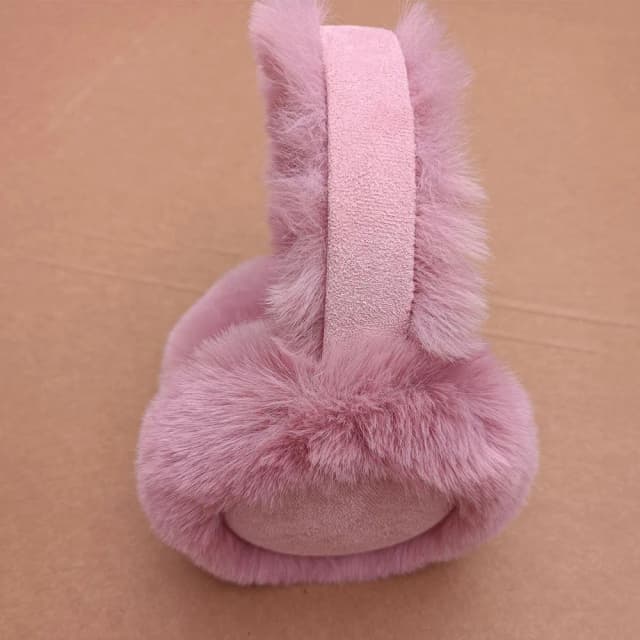 Warm Plush Earmuffs Cold Protection Antifreeze Ear Protectors Foldable Earflaps Soft Suede Faux Fur Ear-Muffs For Women Man