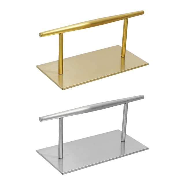 Stainless Steel Foot Rest Beauty SPA Accessory SPA Equipment Movable Salon Chair Parts Salon Barber Footrest Rack for Studios