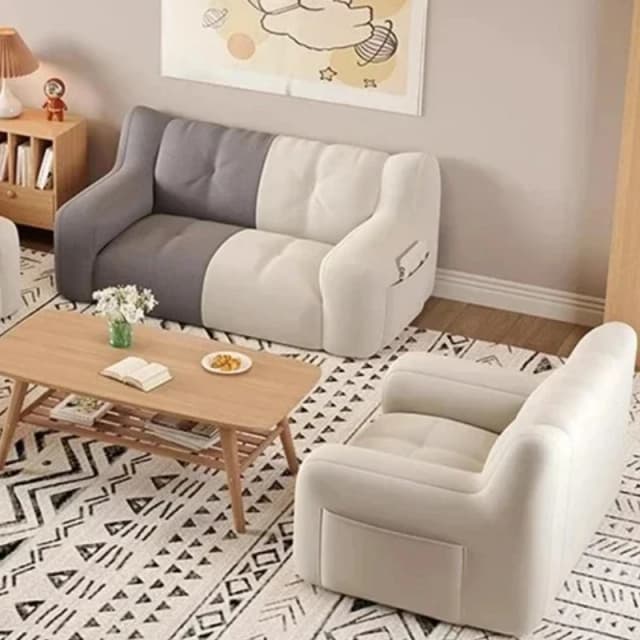 Fauteuille Enfant Children's Sofa Bean Bag Seats Baby Chair Armchairs Couch Frameless Sofa Convertible Child Room Furniture