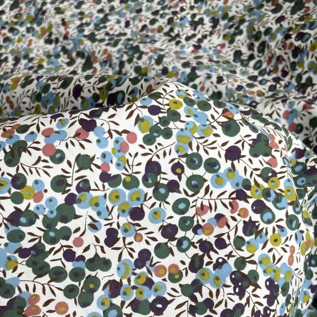 145x50cm Wild Fruit 40S Tissun liberty Cotton Fabric For Kids Baby Sewing Cloth Dresses Skirt DIY Handmade Poplin Patchwork Mete