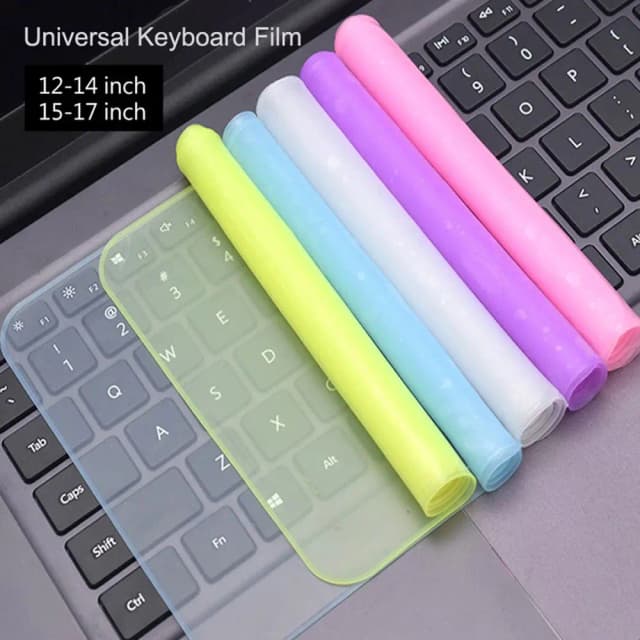 1Pc Universal Keyboard Cover For 12"-17" Laptop Notebook Silicone Protector Skin Laptop Dust Universal Film