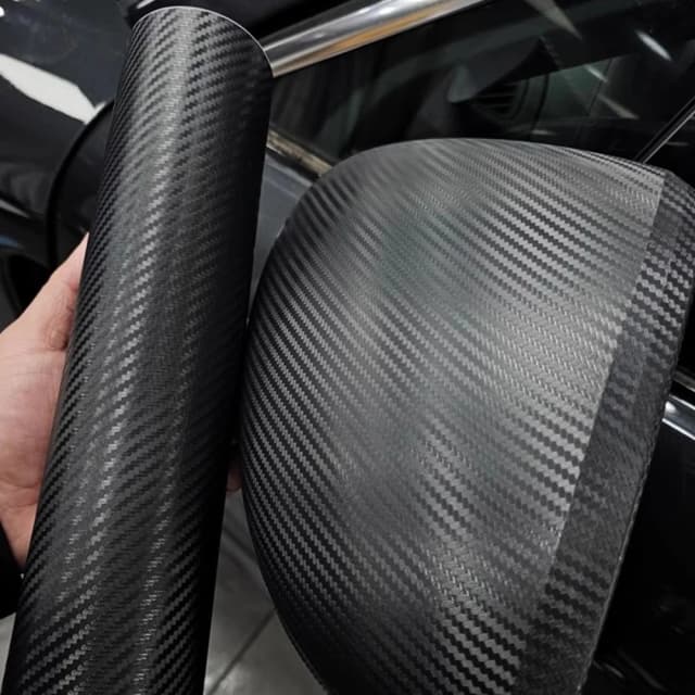 3D Carbon Fiber Car Sticker Black Color Change Vinyl Film Car Wrapping Film Vinyl Film Motorcycle Decal Auto Accessories