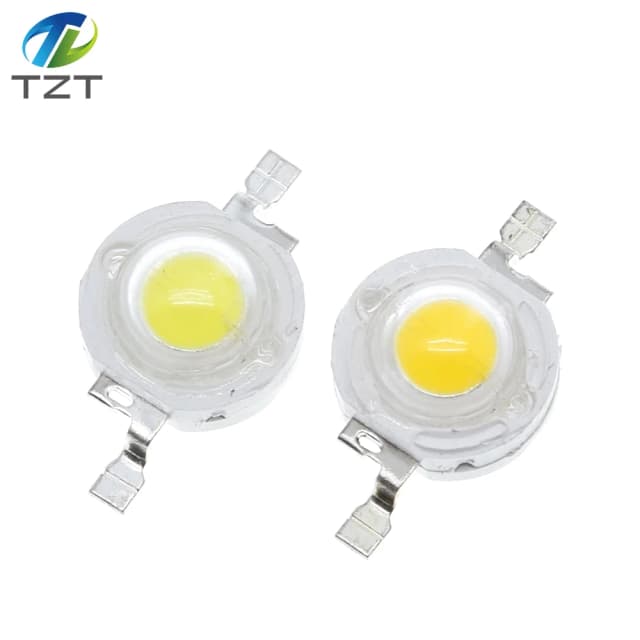 10/100PCS led 1W 100-120LM LED Bulb IC SMD Lamp Light Daylight white High Power 1W LED Lamp bead