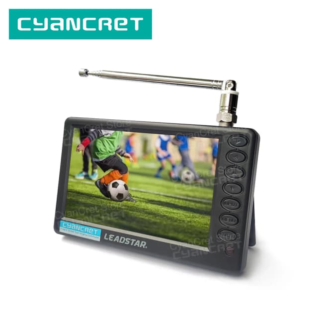 LEADSTAR Bỏ Túi Tivi D5 5 Inch DVB-T2 ATSC ISDB-T TDT Kỹ Thuật Số Và Analog Mini Xe Nhỏ Truyền Hình Di Động Hỗ Trợ TV USB TF AC3