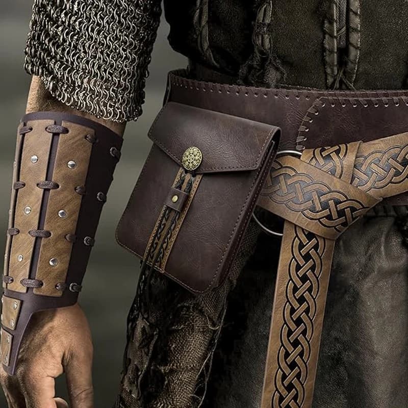 Belt Pouch, Renaissance Bag Medieval Leather Belt Pouch Ren Faire Accessories Small Belt Bag Cell Phone Pouch Renaissance Belt
