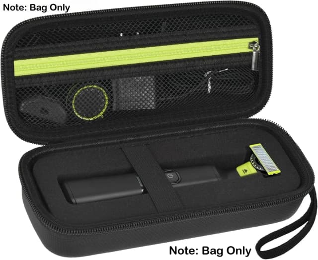 Bolsa de almacenamiento compatible con Philips Norelco OneBlade QP6531/70, QP6531/70, QP6530/70, QP6510/70, QP6530/80, QP6550 (solo estuche)