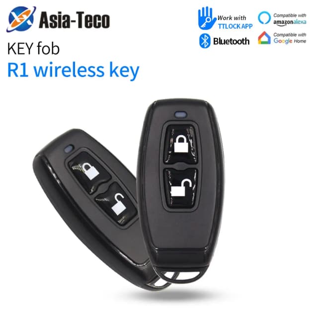 TTlock Key Fob R1 2.4GHz Không Dây Điều Khiển Từ Xa Cho Móc Khóa Thông Minh Truy Cập Cửa Các Thiết Bị Có TTLock Ứng Dụng 868Mhz từ Xa Controler