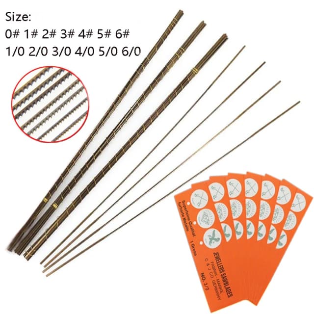 12 Cái/lốc Jig Lưỡi Cưa Trang Sức Chế Biến Lưỡi Cưa Trang Sức Tay Cắt Kim Loại Jig Lưỡi Cưa Gỗ Tay Thủ Công Dụng Cụ