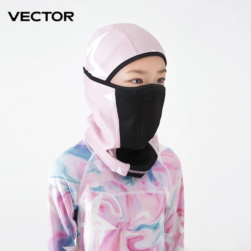 VECTOR Trẻ Mùa Đông Đi Xe Đạp Mặt Nạ Nỉ Giữ Nhiệt Giữ Ấm Chống Gió Đi Xe Đạp Mặt Nạ Balo Mặt Nạ Trượt Tuyết Câu Cá Trượt Tuyết Nón