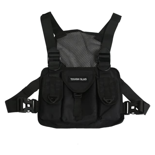 High Quality Nylon Chest Bags For Men 2022 Hip Hop Unisex Sports  Vest Multifunction Chest Rig Bag Male Streetwear Waist Packs