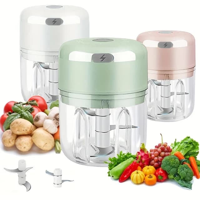 Portable Electric Garlic Masher Crusher 100/250ml Garlic Chopper USB Food Processor Kitchen Kitchen Gadgets Kitchen Tools