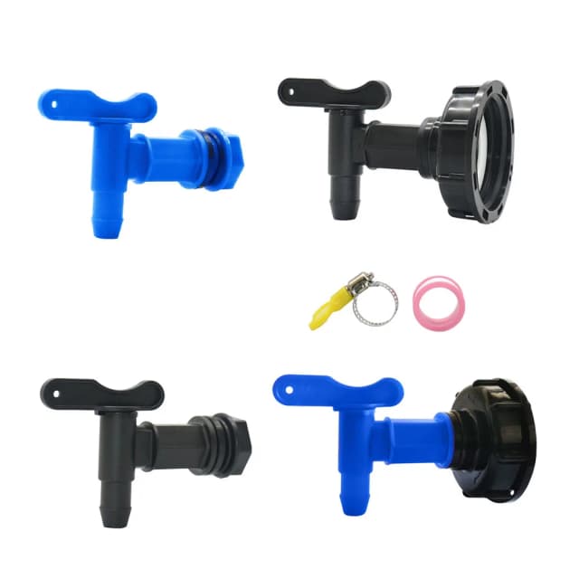 3/4" IBC Tank Tap Adapter Coarse Thread S60 to 5/8" Hose Connector Valves Fittings Garden Water Tanks Faucet Replacement