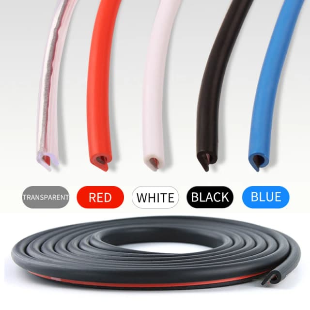 5M Cửa Xe Ô Tô Bảo Vệ Chống Va Chạm Dây Chữ U Đa Năng Cao Cấp Chất Lượng Cao Su Xe Bảo Vệ Mép Cửa Xe Phụ Kiện
