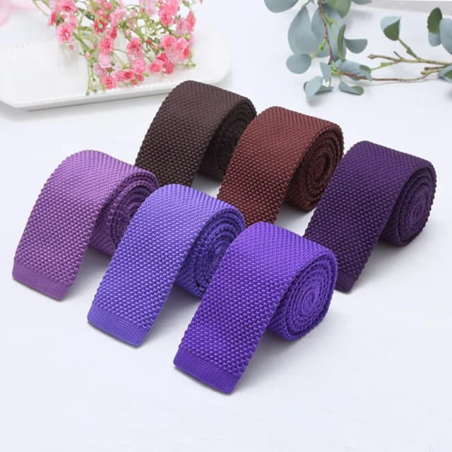 Thời Trang 6 Cm Dệt Kim Nam Phối Skinny Dệt Kim Cà Vạt Hẹp Slim Gravatas Nam Len Dây Đan Băng Sợi Nhà Thiết Kế kẹo Màu