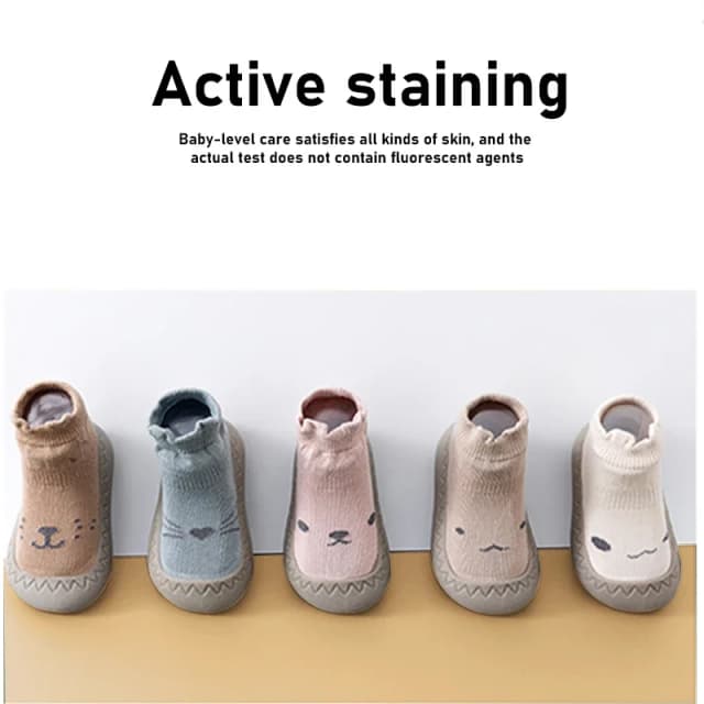 Tất Cho Bé Giày Trẻ Sơ Sinh Màu Dễ Thương Cho Trẻ Em Bé Trai Giày Búp Bê Mềm Đế Trẻ Tầng Giày Sneaker Bé Tập Đi Bé Gái Đầu Tiên Xe Tập Đi