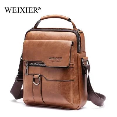 2021 Mới Nam Túi Thương Hiệu Thiết Kế Da PU Retro Công Suất Lớn Túi Đeo Vai Người Đàn Ông Túi Xách Ba Lô Du Lịch sắc À Chính