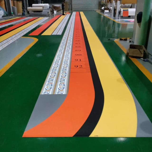 2m×20m 1 Roll PVC Floor Leather Can Be Customized Pattern Thickening Wear-resistant Anti-slip Suitable for School ExhibitionHall