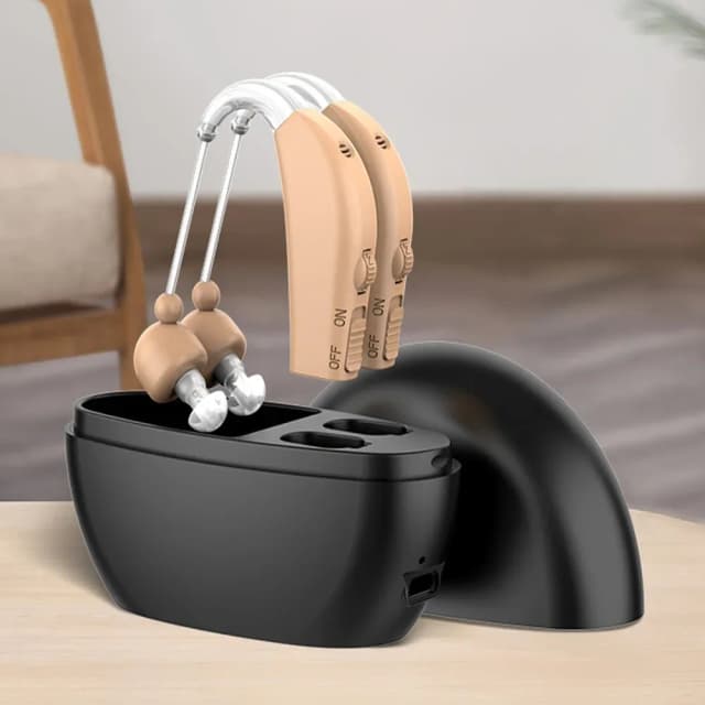 Di Động Sạc Trợ Thính Khuếch Đại Âm Thanh Sạc Từ Người Cao Tuổi Tai Nghe Viện Trợ Cho Người Khiếm Thính