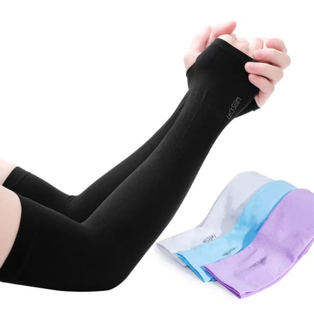 Nam Nữ Dài Găng Tay Nửa Ngón Tay Tay Áo Chống Nắng Chống Tia UV Làm Mát Cánh Tay Dành Cho Đi Xe Đạp Câu Cá Chạy Leo Núi thể Thao