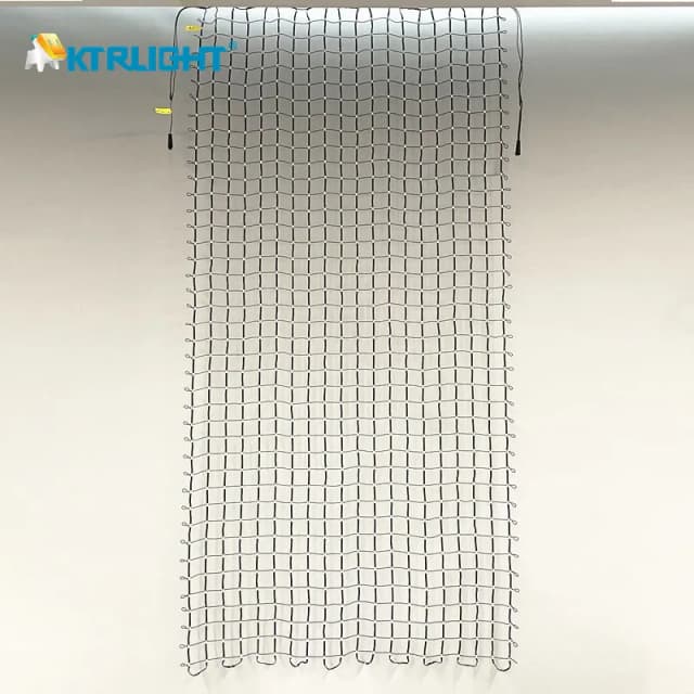 DC12V 5cm spacing addressable RGB intelligent bold LED pebble/seed flexible matrix grid screen 1M (20 pixels) * 2M (40 pixels)