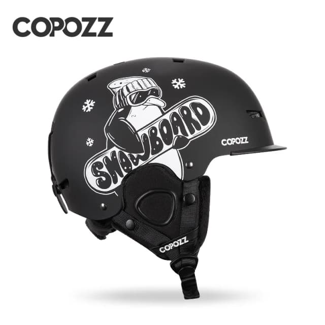 COPOZZ New Unisex Trượt Tuyết Mũ Bảo Hiểm Giấy Chứng Nhận Nửa Bao Phủ Chống Va Đập Trượt Tuyết Mũ Bảo Hiểm Dành Cho Người Lớn Và Trẻ Em Tuyết An Toàn ván Trượt Tuyết Mũ Bảo Hiểm