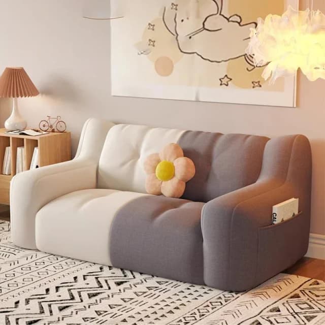 Fauteuille Enfant Children's Sofa Bean Bag Seats Baby Chair Frameless Sofa Infant Living Room Pufy I Sofy Dla Dzieci Furniture