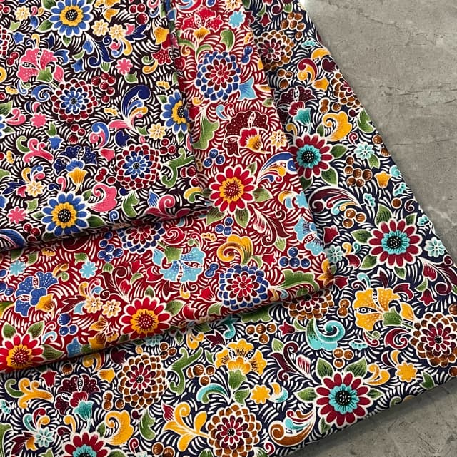 Blackburn 100% Cotton 40S Like Liberty Fabric Digital Printing For Sewing Cloth Dresses Skirt Kids Baby Designer Material Poplin