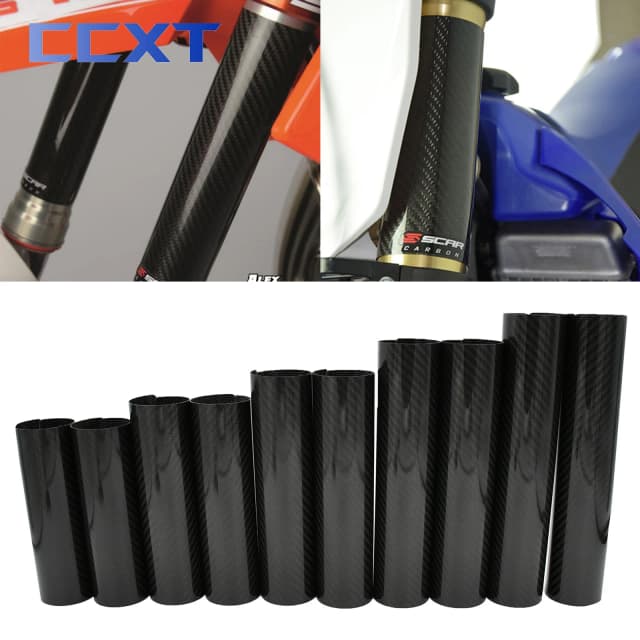 160Mm 178Mm 202Mm 225Mm 248Mm Sợi Carbon Lực Mặt Trước Vệ Bọc Bao Motocross Dành Cho Xe Honda yamaha Kawasaki Suzuki KTM CRF CR YZF