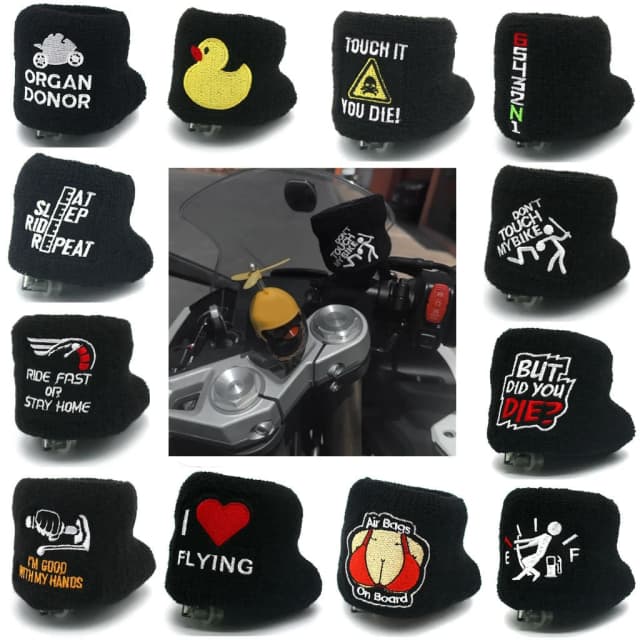 Motorcycle 3D Front  Fluid Oil Brake Clutch Reservoir Sock Cover For Aprilia RSV4 RS4 GPR125 GPR150 RS125 RS50 RS250 TUONO