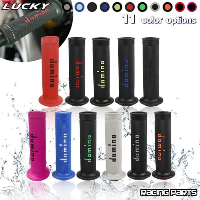7/8 "22 24Mm Xe Máy Cầm Tay Cầm Thanh KTM YAMAHA Đa Năng Hố Xe Đạp Kiểu Dáng Mô Tô Xe Máy Cao Su GEL Domino cầm 9 Màu