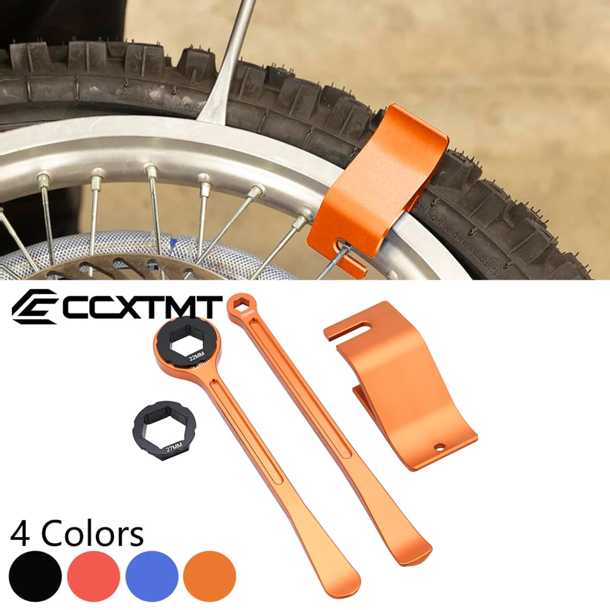 Universal CNC Tire Tool Lever Spoon Axle Wrench Tire Change For Husqvarna KTM Honda Suzuki Kawasaki Yamaha BETA GasGas Motocross